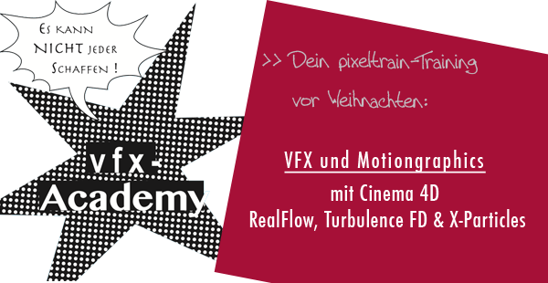 Turbulence FD, X-Particles & RealFlow für Cinema 4D lernen mit Helge Maus