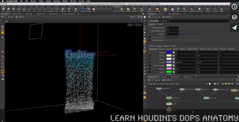 FREE Video-Tutorial >> Learn Houdini’s DOPs Anatomy – Helge Maus