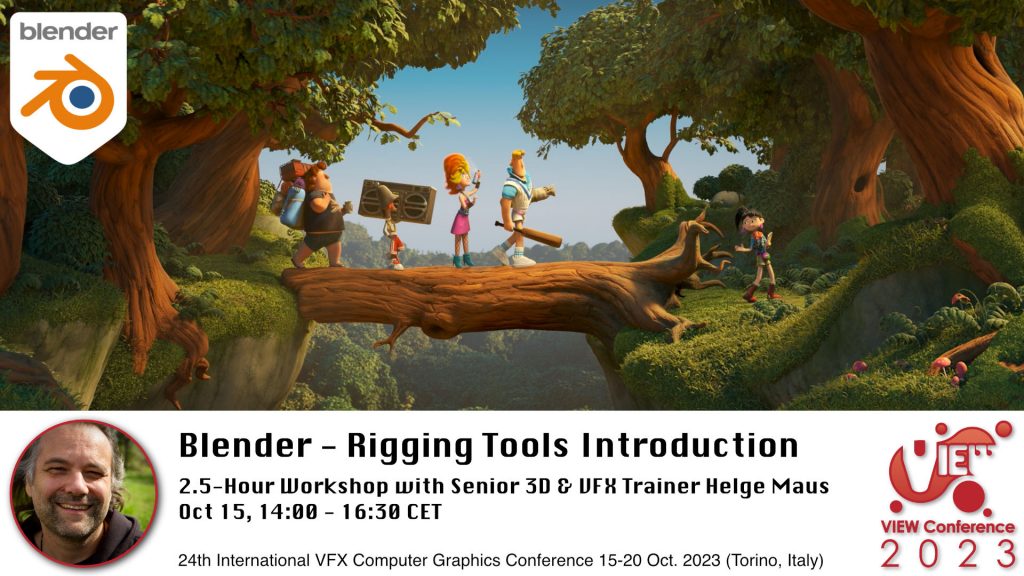 Blender Workshop - Rigging Tools Introduction in Blender with Senior 3D & VFX Trainer Helge Maus / pixeltrain