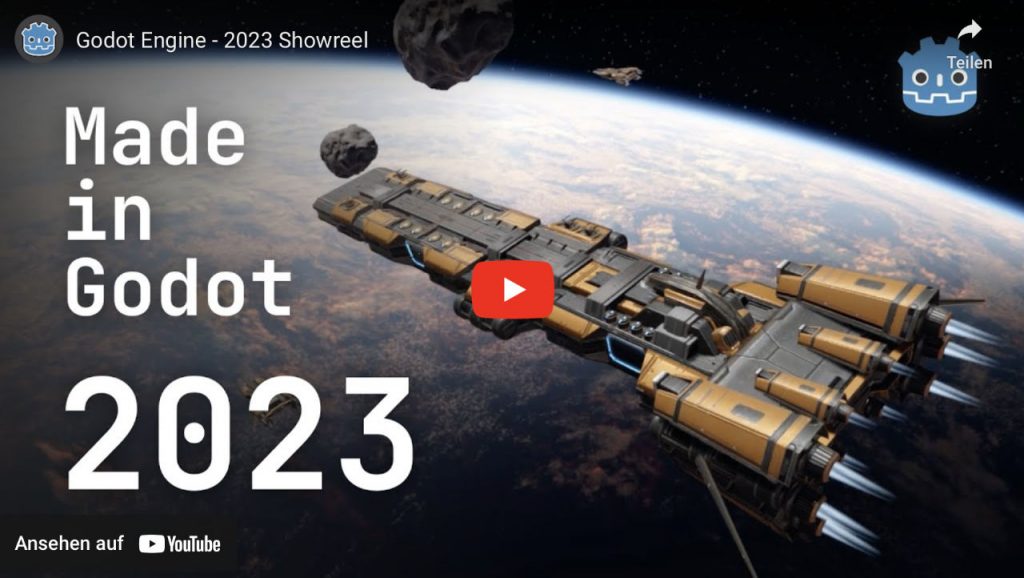 Godot Game Engine - Showreel 2023