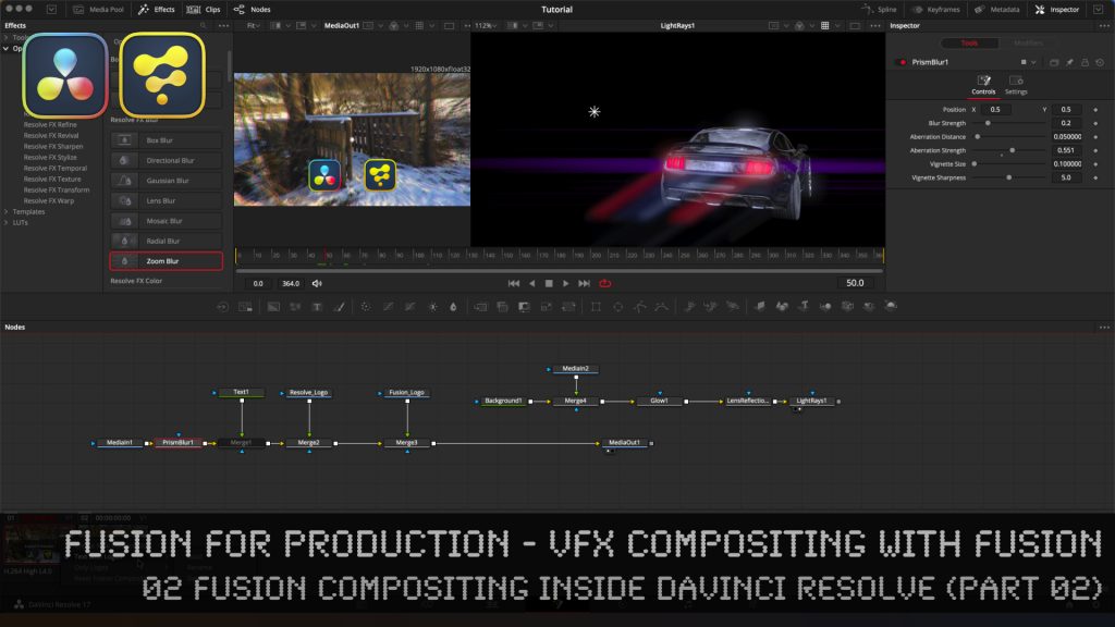 Fusion for Production - VFX Compositing with Fusion - 02b Fusion Compositing inside DaVinci Resolve