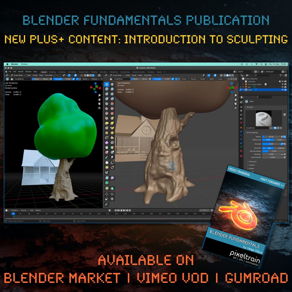 Introduction to the Blender Sculpting