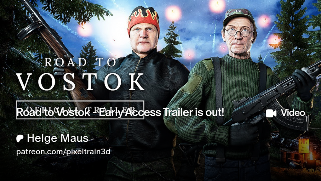 Road to Vostok - Game made with Godot Engine